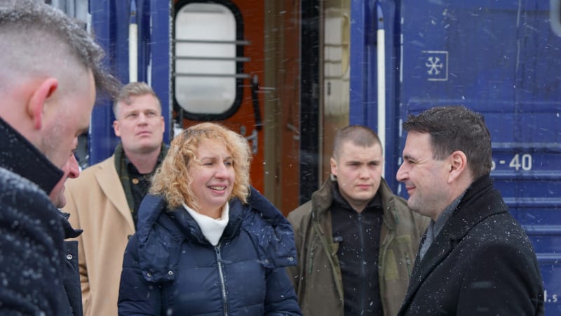 Macinka dorazil na Ukrajinu. Do ostřelovaného Kyjeva s sebou vzal také Turka