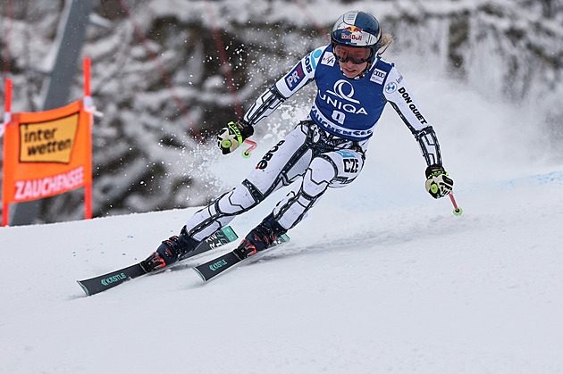 Sjezd ONLINE: Ledecké se nedařilo, je zatím nejpomalejší