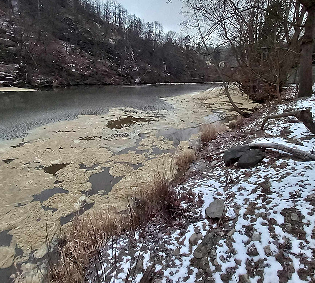 Na Znojemsku se protrhla jímka. Výkaly unikly do Dyje, čpavek z nich ohrožuje ryby