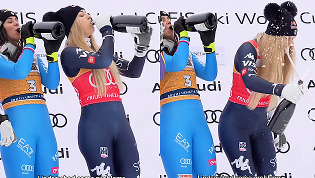 Oslava šampaňským se zvrtla. Potřebuju více tréninku, vtipkovala Vonnová